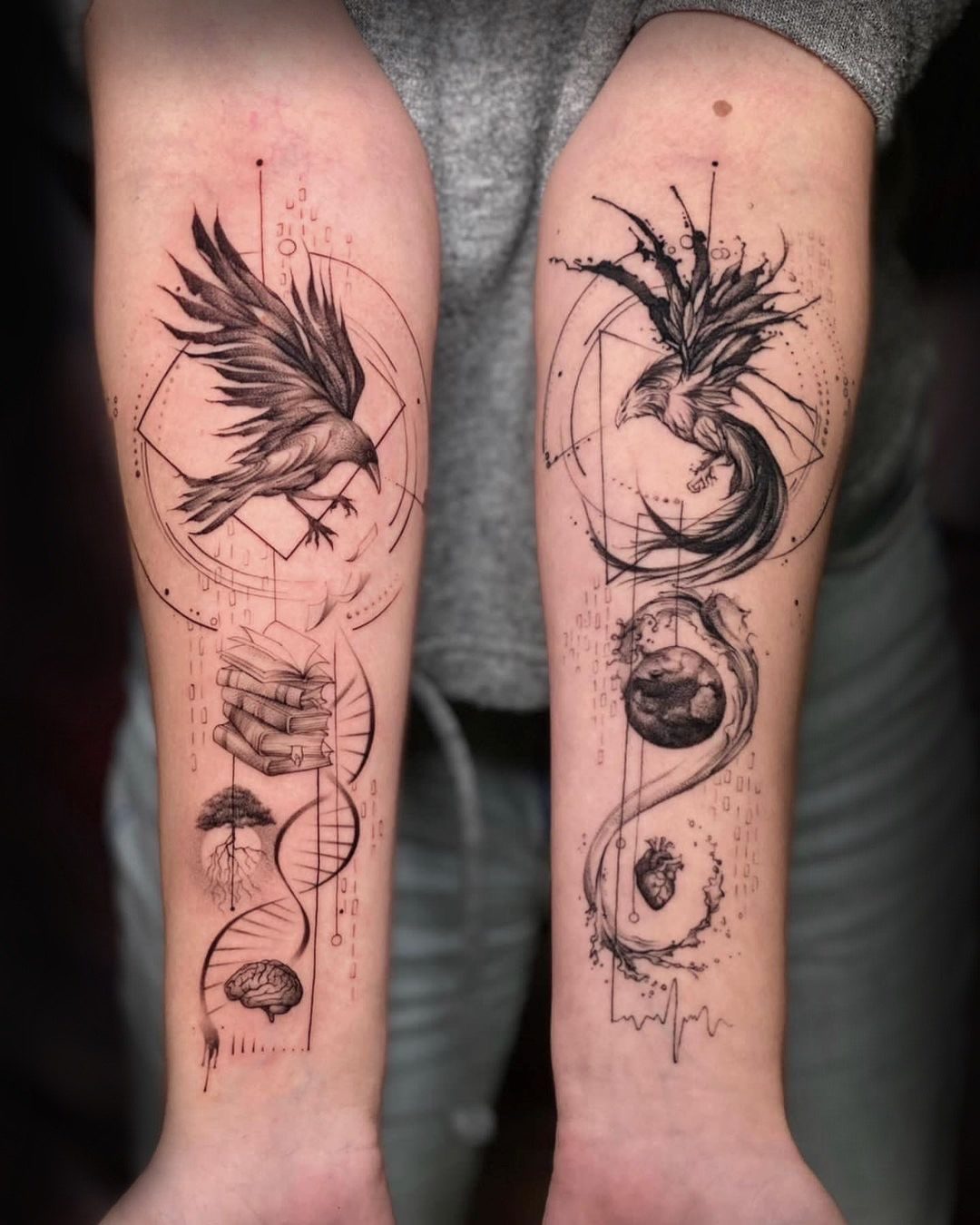 Значение татуировки феникса